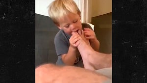 Armie Hammer Lets Son Suck on His Toes, Wife Responds to Backlash