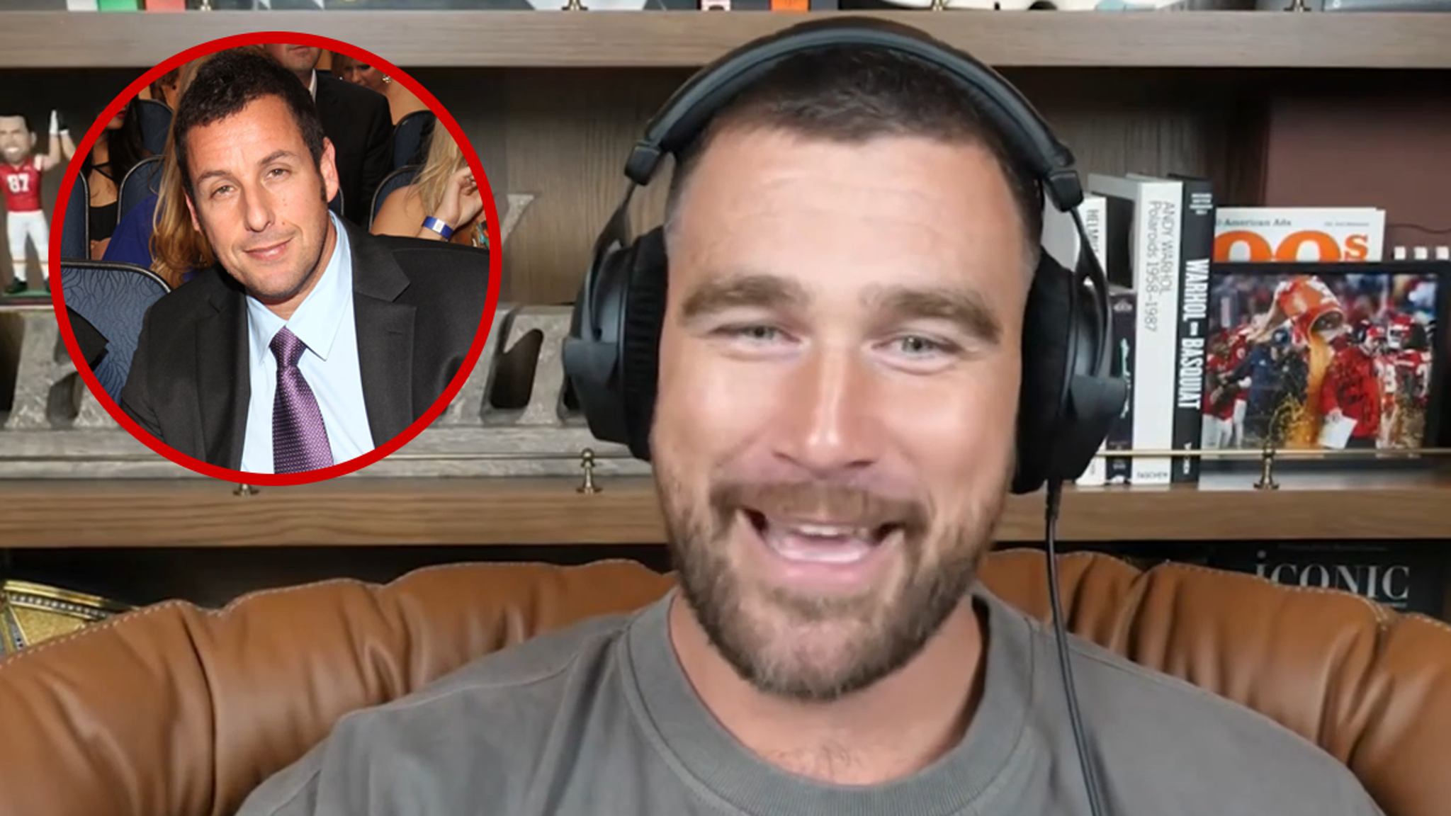 Travis Kelce Says Adam Sandler is the 'F***ing Best' for Officiating Wedding