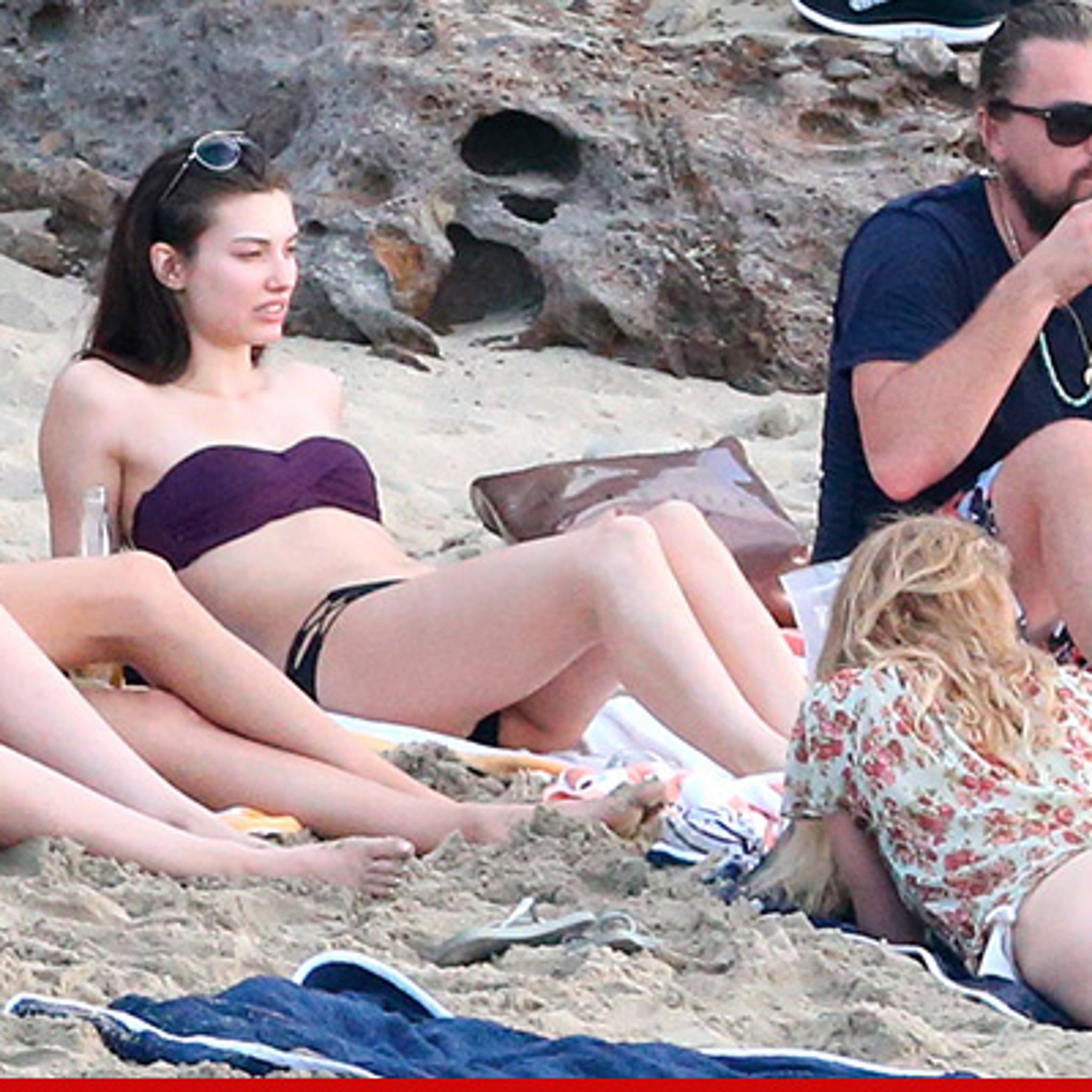 Leonardo DiCaprio -- Booze, Boobs & That Beard ... In Private Island Bash  (PHOTOS)