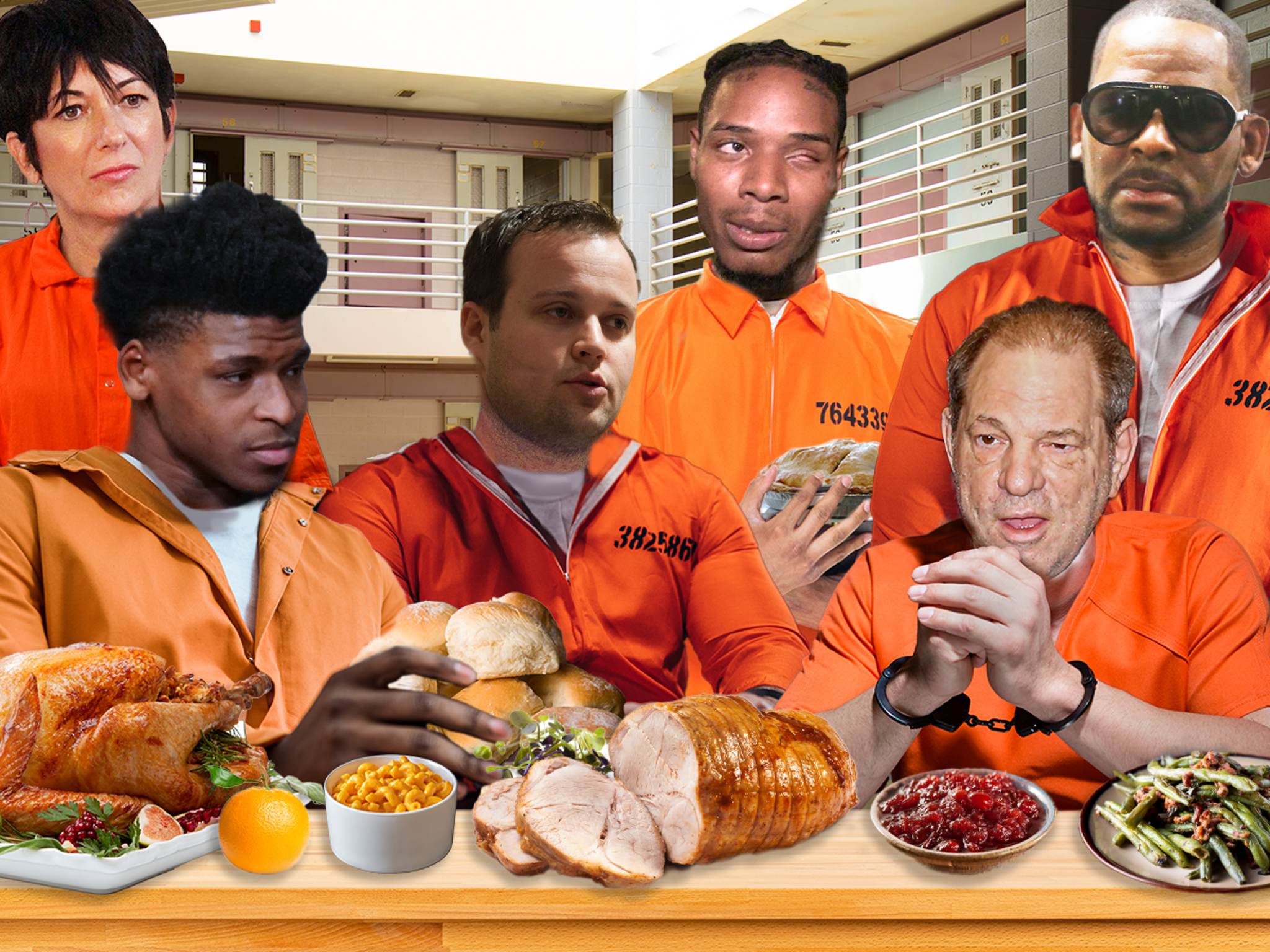 Celebrity Prisoners' Thanksgiving Day Feasts Revealed - TMZ (Picture 1)