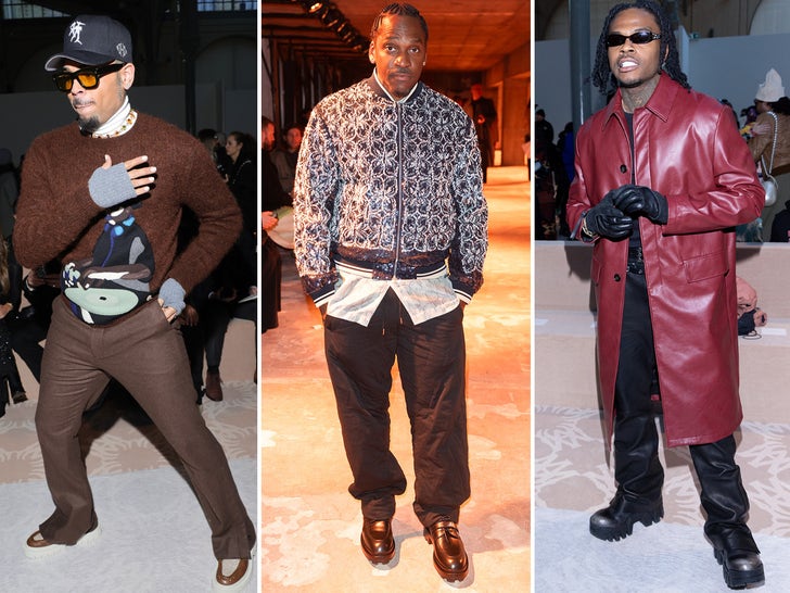 Rappers In Paris For Fashion Week