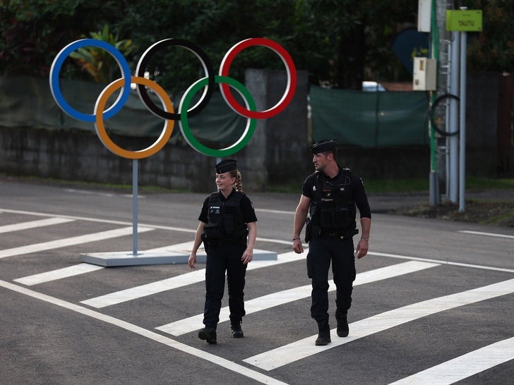 Police Presence In Paris For '24 Olympics