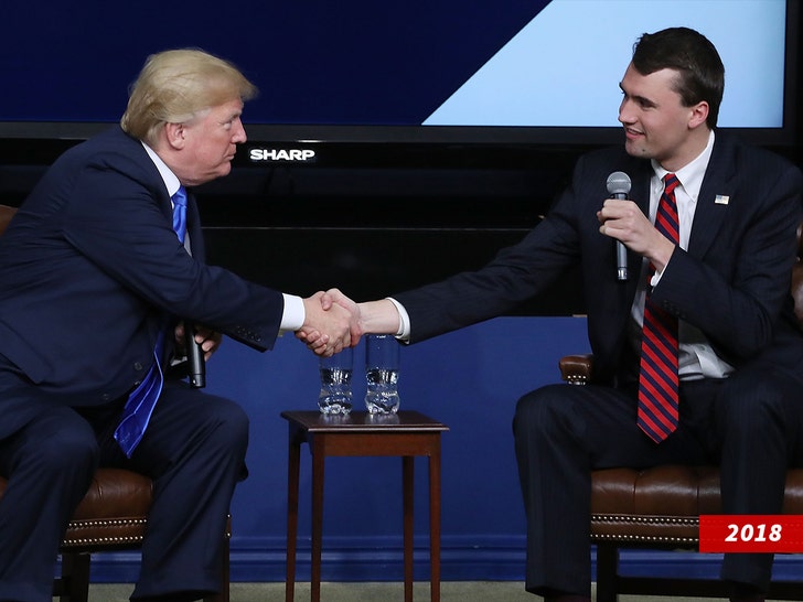 Donald Trump Charlie Kirk Getty 1
