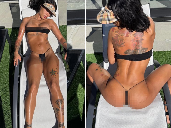 Coi Leray Boldly Poses Poolside In Micro Bikini ... SLAY!