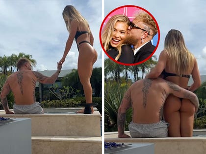 Jake Paul and Jutta Leerdam