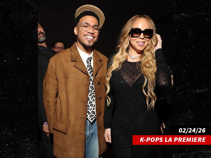 mariah carey and anderson paak at movie premiere last night backgrid 1
