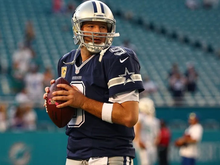 Tony Romo on the Field