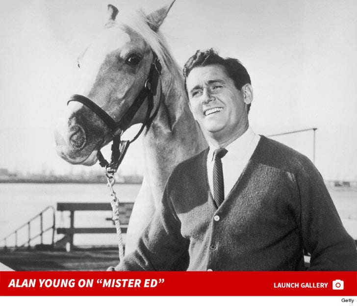 Alan Young on "Mister Ed"