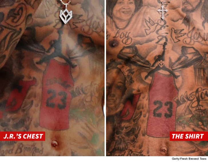 NBA's J.R. Smith: Selling My Body  Tatted Tees Making Huge $$