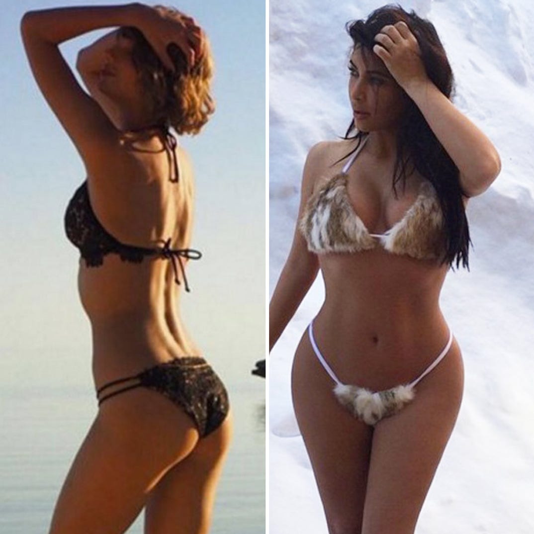 Feuding hotties! Taylor Swift (26) vs. Kim Kardashian (35)