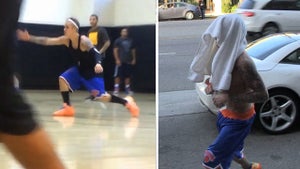 Justin Bieber -- Shirts or Skins ... Still A Baller! (VIDEO)