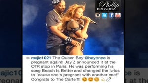 Beyonce -- Jay Z Hints She's Pregnant