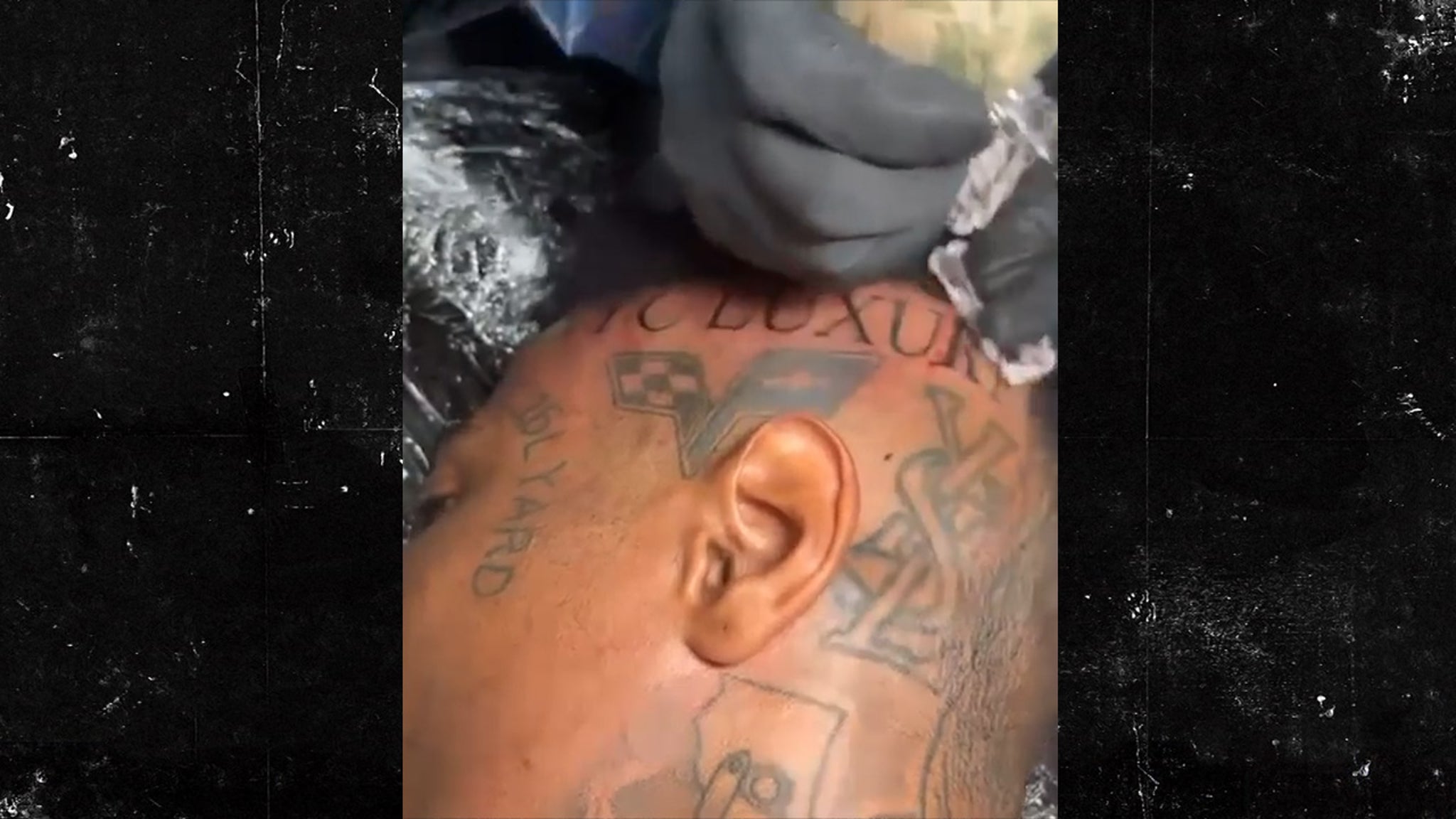 6ix9ine Reacts To Blueface Tattoo His Jewelers Name On His Head  Urban  Islandz