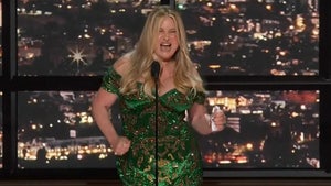 Jennifer Coolidge Defies Emmy Orchestra's Play-Off Music and Dances