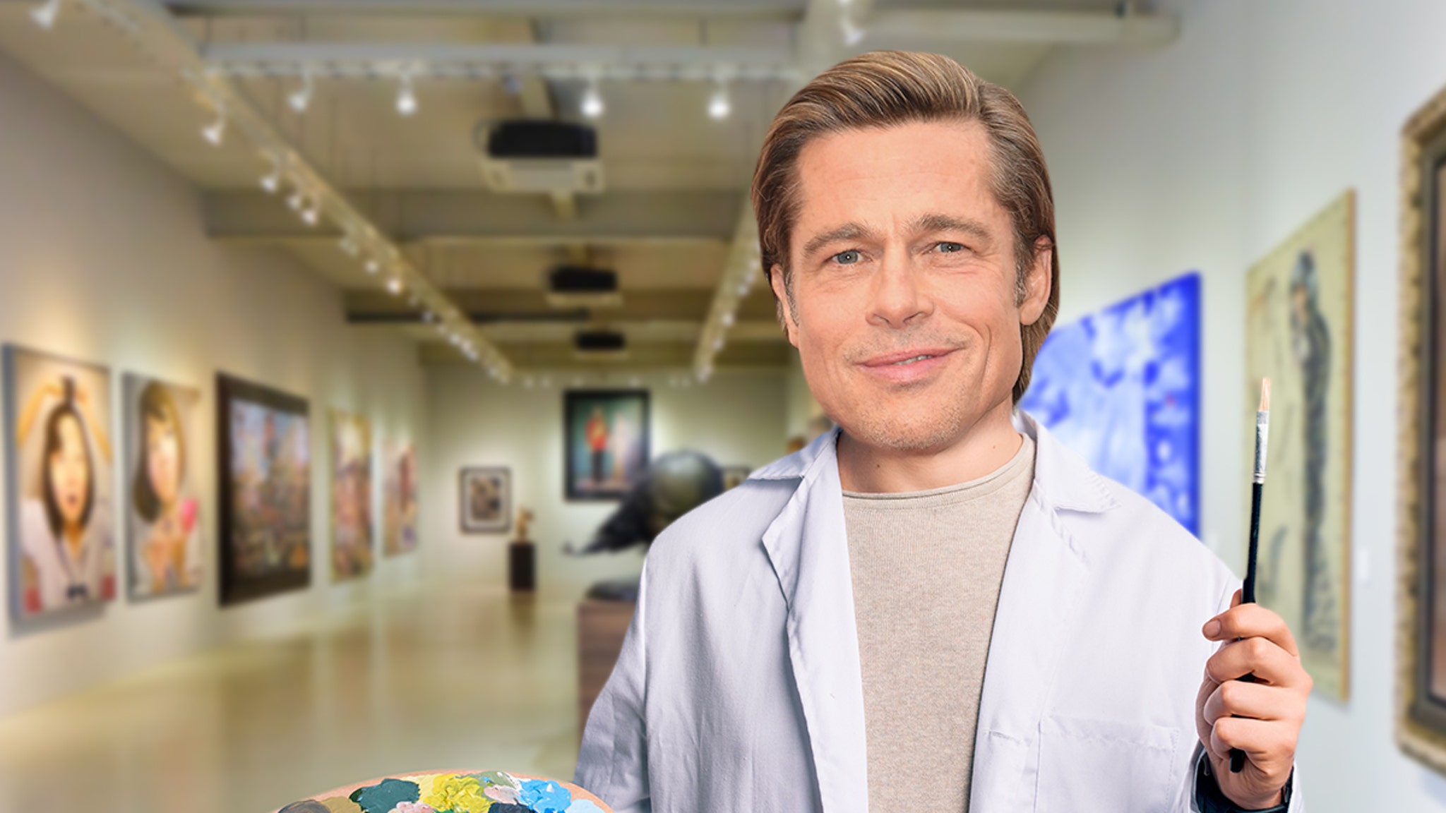 Les oeuvres de Brad Pitt exposées à la Finland Gallery