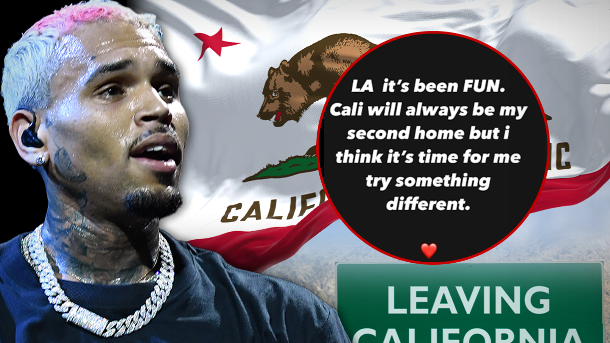 Chris Brown Announces Plans to Leave California: 'Time For Something New' #ChrisBrown