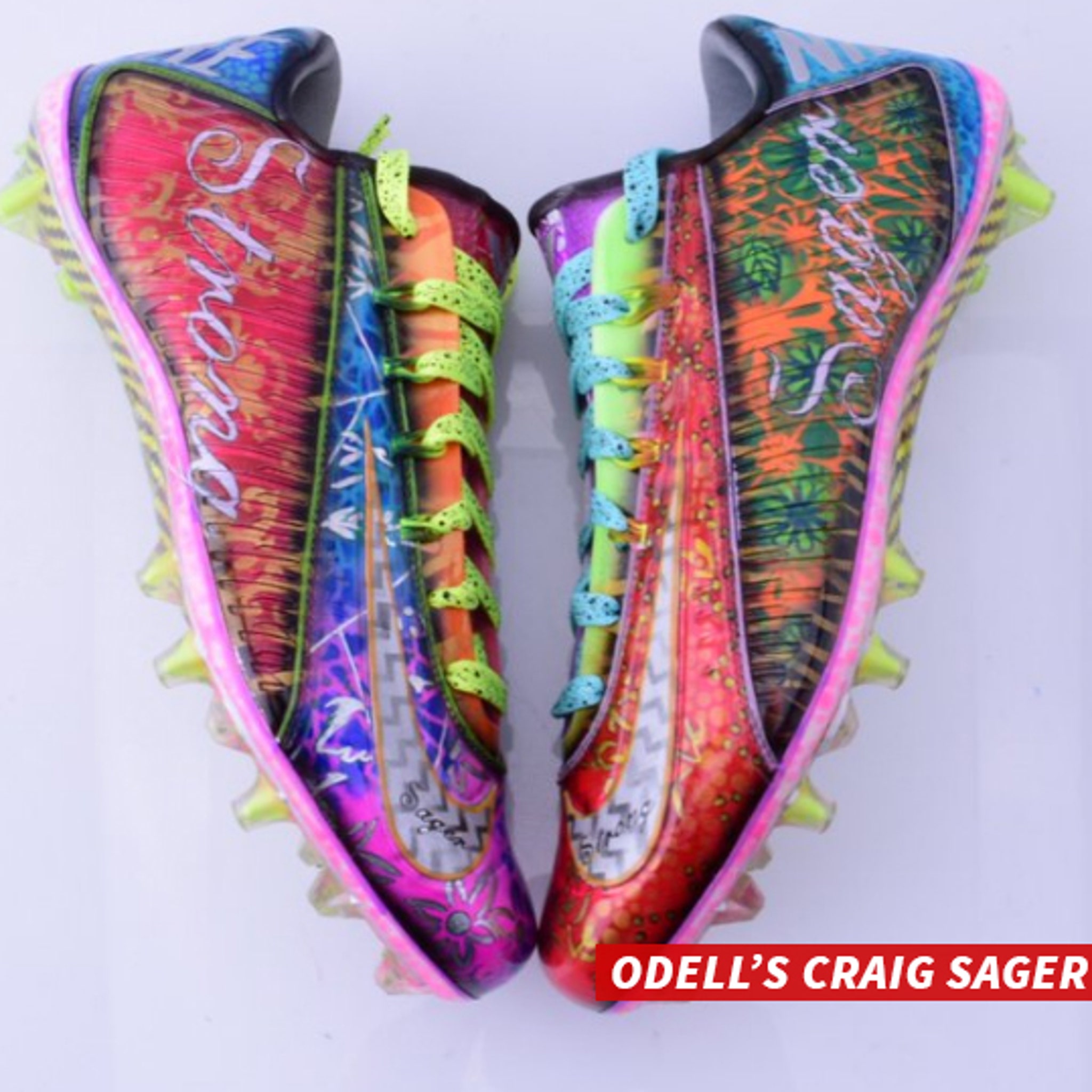 OBJ Will Auction Off These Custom Cleats To Benefit The Sager Strong  Foundation •