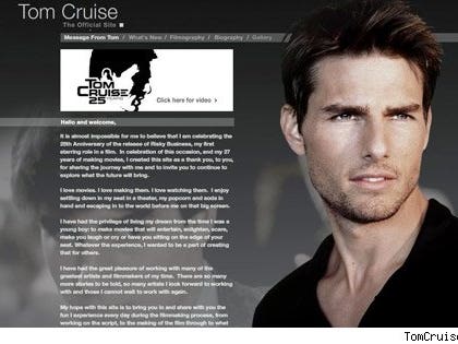 Tom Cruisazay website