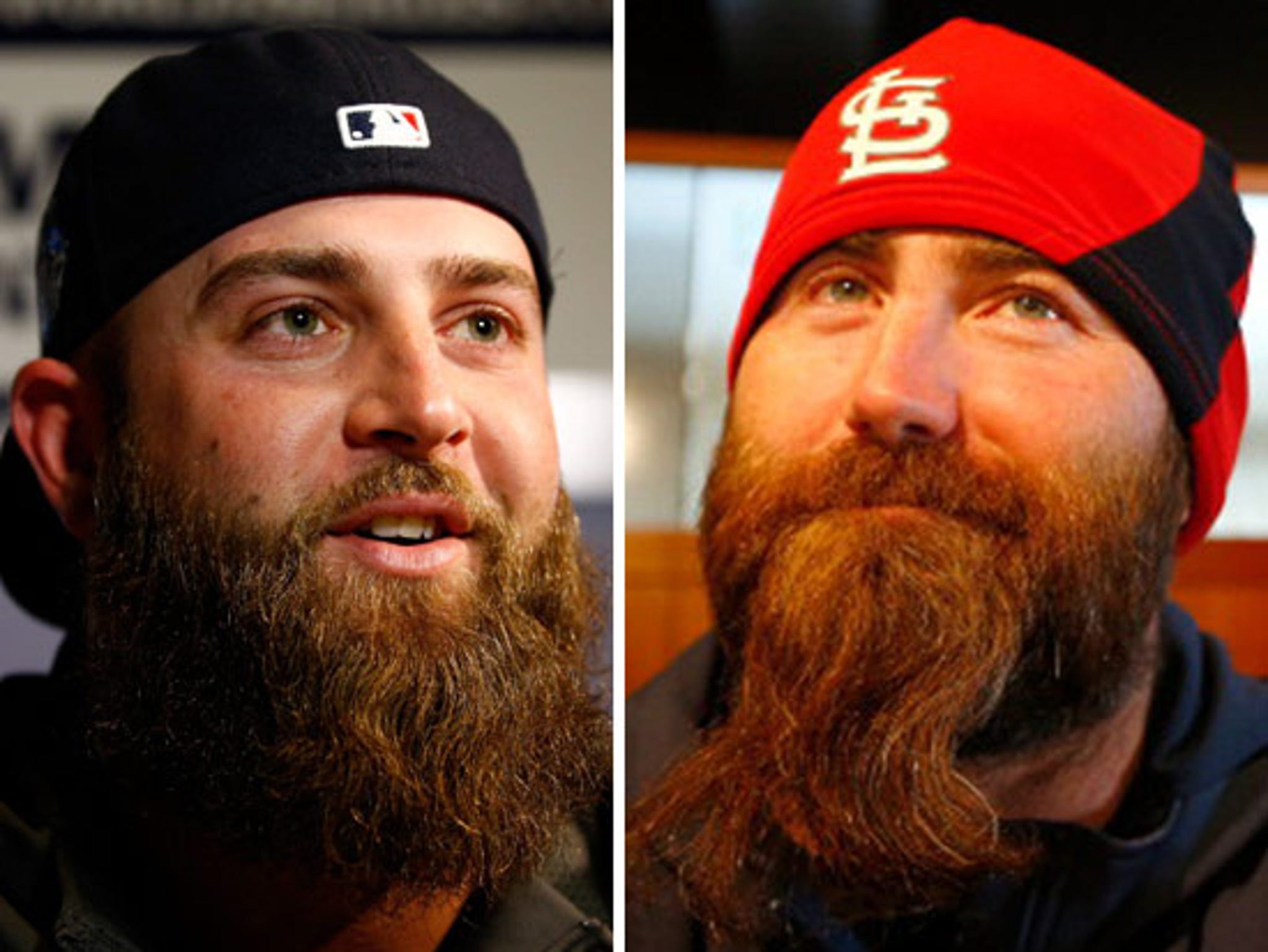 Mike Napoli vs. Jason Motte -- Whose Beard is Better?