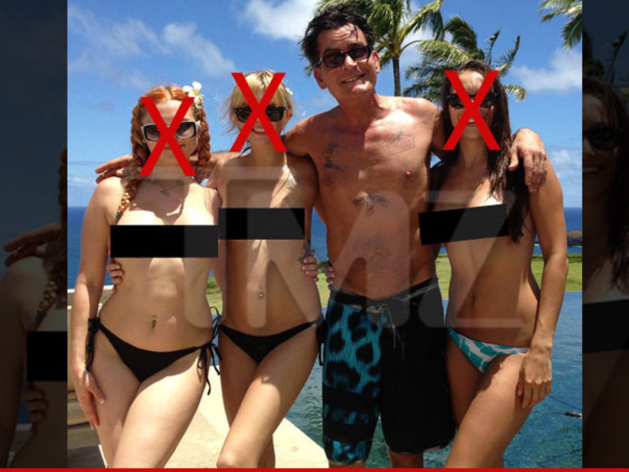 Image Fap Pissing Beach - Charlie Sheen -- My Ex-GFs SCAMMED ME ... I Hope They Choke to Death on  Canned Turkey