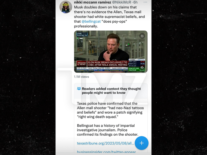 elon musk twitter in texas shooting