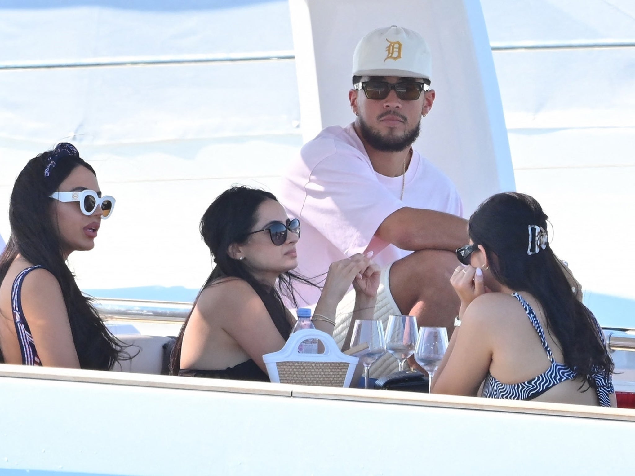 Devin Booker Parties On Yacht With Bikini-Clad Girls