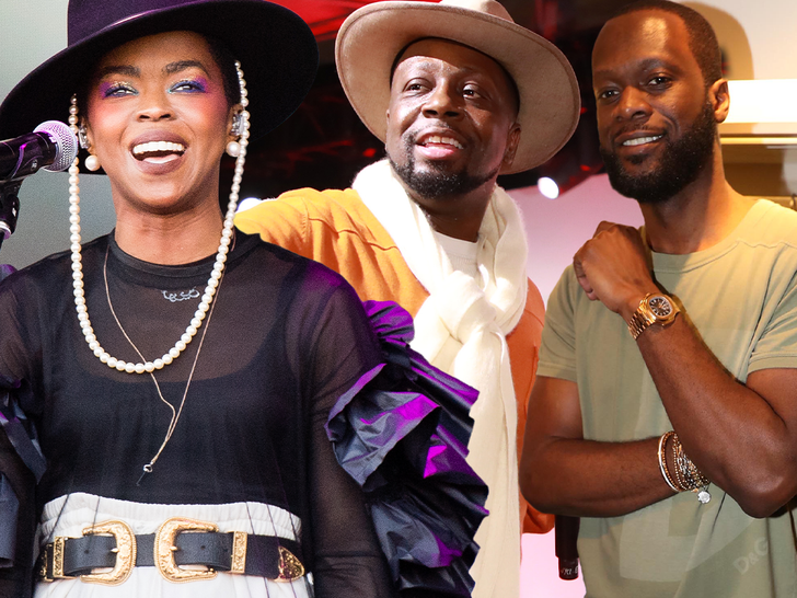 Lauryn Hill and Wyclef Jean  Pras