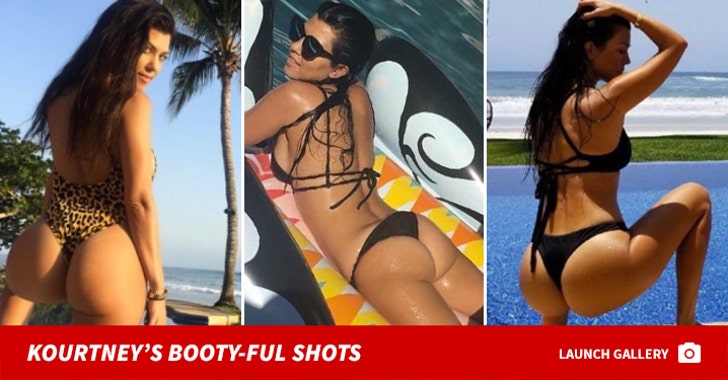 Kourtney Kardashian's Booty-ful Shots