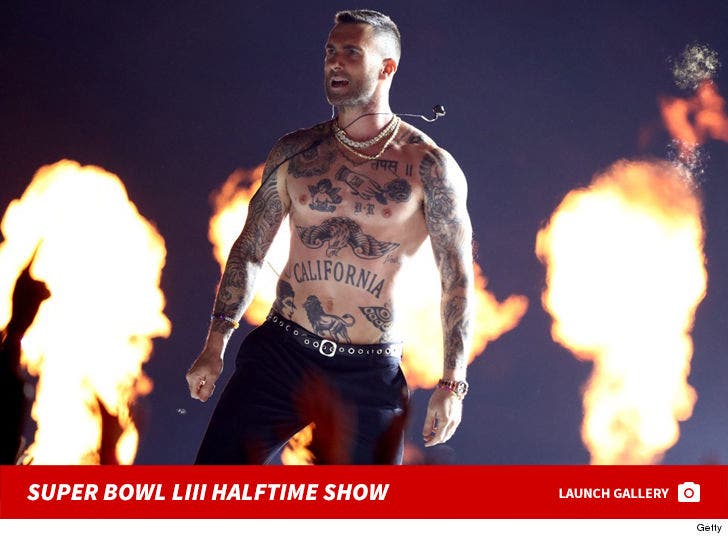 Super Bowl LIII Halftime Show -- The Fire Performance