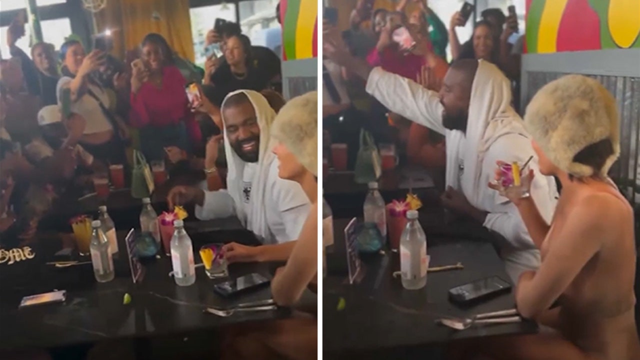 Kanye Stops By Jamaican Restaurant, Sings with Customers