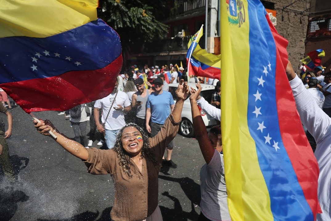 People in Streets in Venezuela 4
