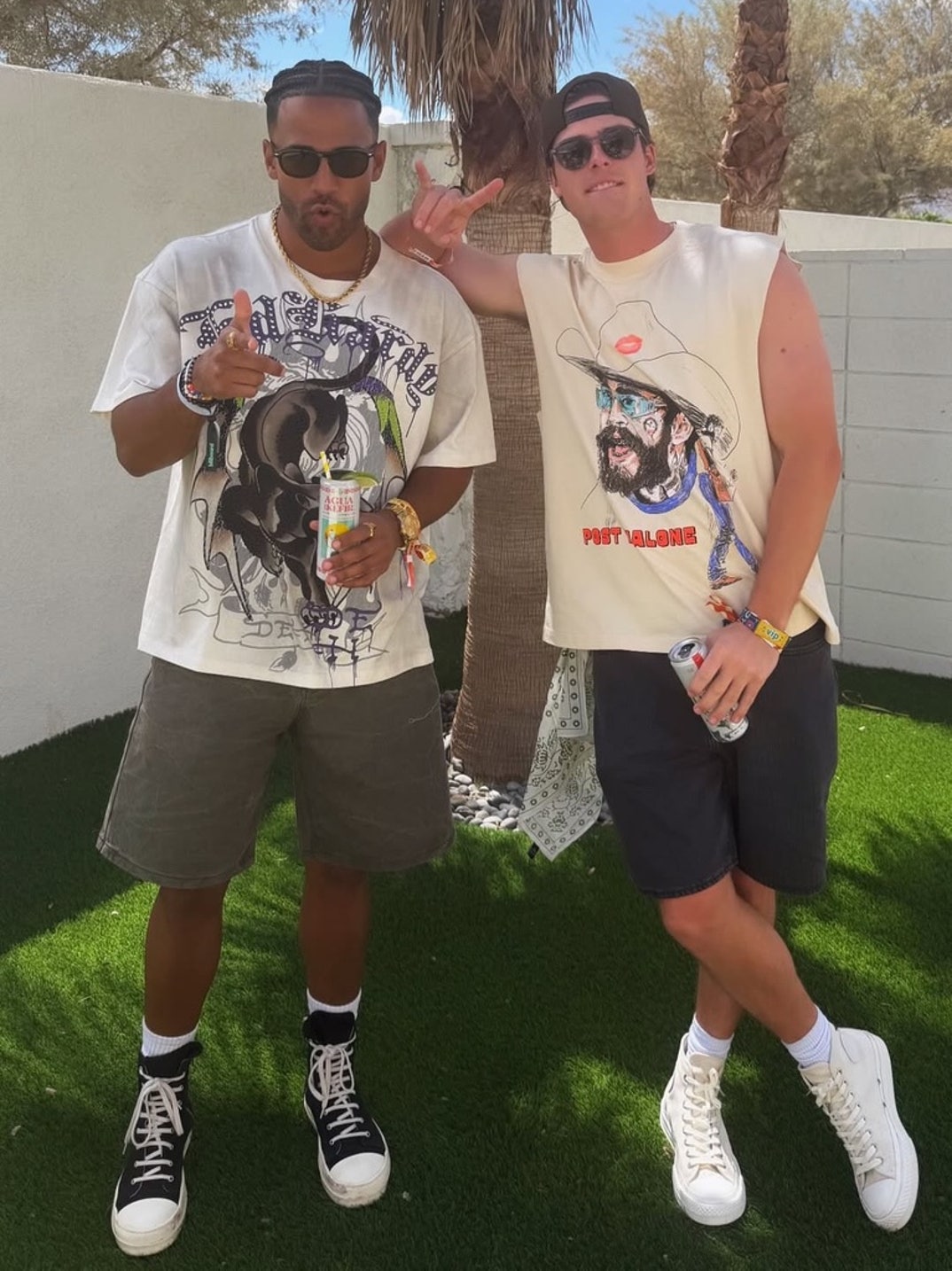 Kendall Washington and Blake Gray