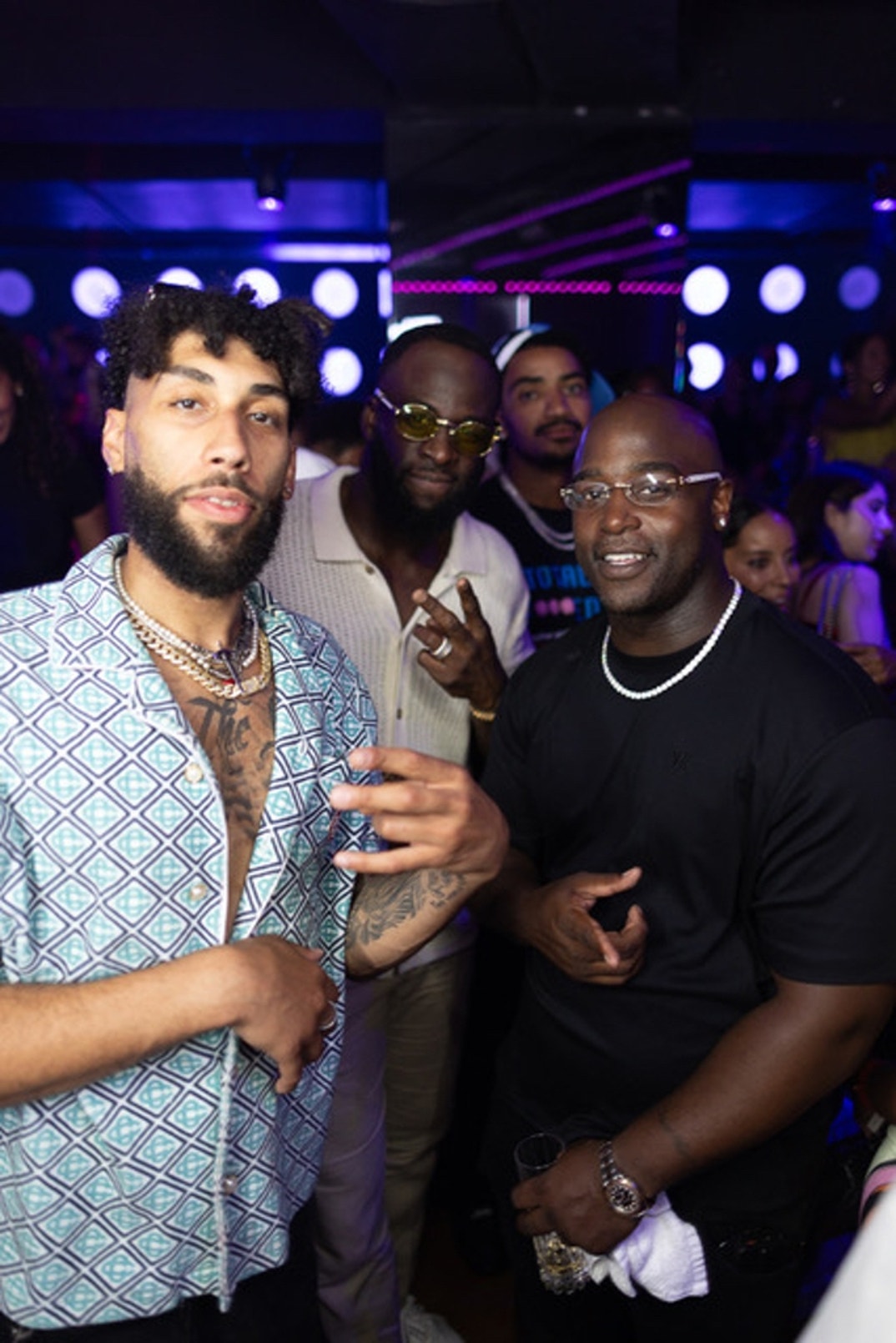 Denzel Valentine, Draymond Green and Gary Harris attend The Afties presented by Amazon Music in Cannes, France, on Wednesday, June 26, 2026.