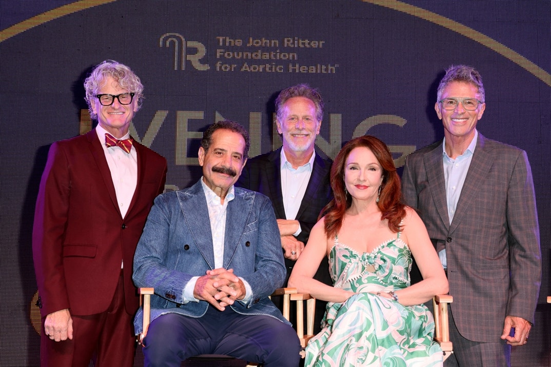 Marc Malkin, Tony Shalhoub, Steven Weber, Amy Yasbeck, and Tim Daly