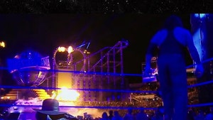 WWE's Undertaker Retires ... Leaves Gear In Ring After WrestleMania (PHOTO + VIDEO)