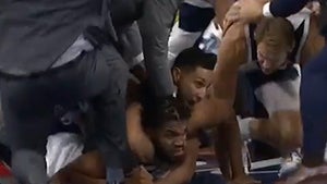 Ben Simmons Puts Karl Anthony-Towns In Chokehold In Epic NBA Fight, He Tapped!