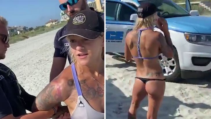 Woman detained by Myrtle Beach Police for wearing thong bikini