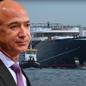 Jeff Bezos' Mega Yacht Towed Away Amid Dutch Bridge Backlash
