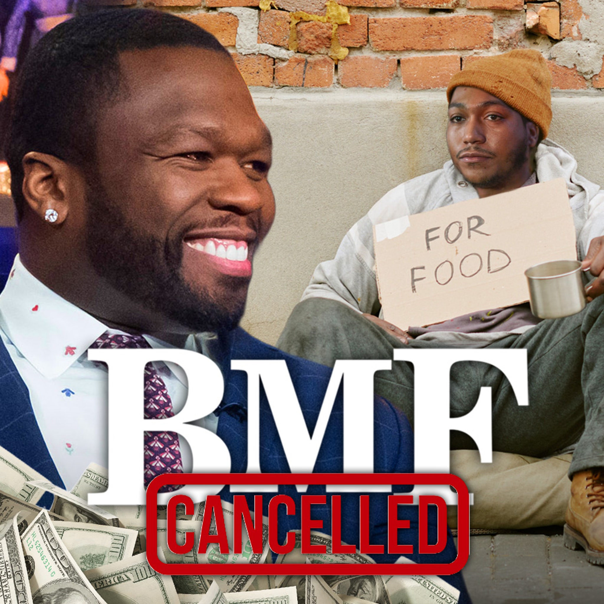 50 Cent Trolls Lil Meech Unemployment After 'BMF' Gets Canceled