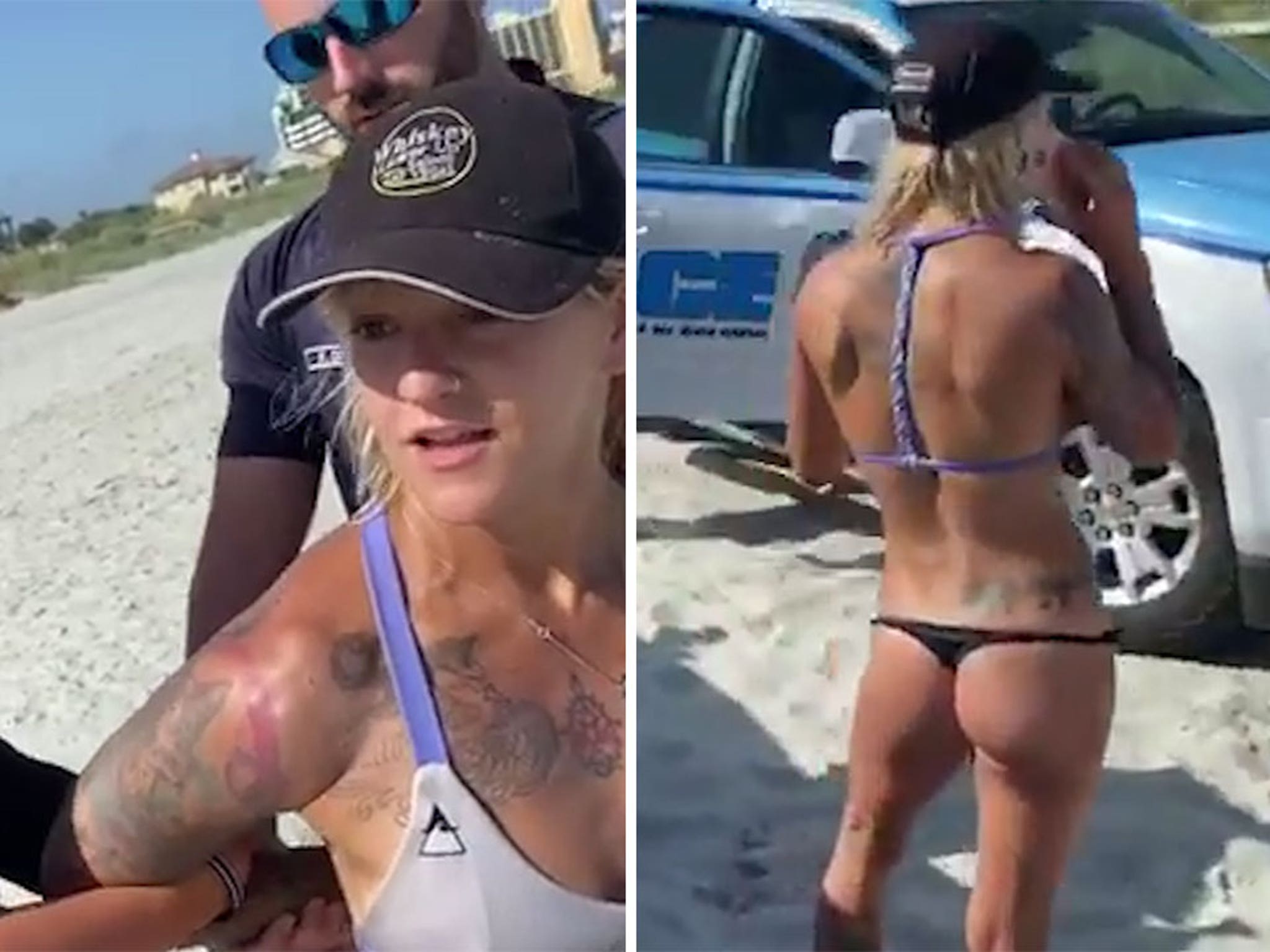 Acrobat Sam Panda busted for wearing thong on Myrtle Beach