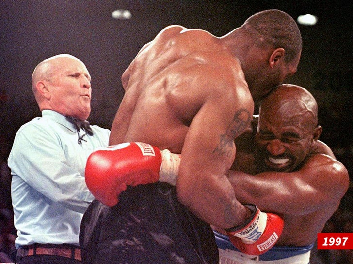 mike tyson biting evander holyfield