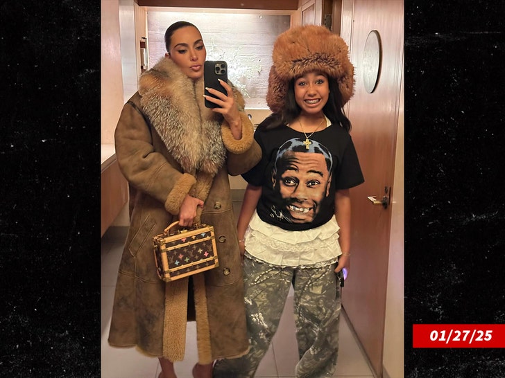 Kim Kardashian dan Barat Laut 2025