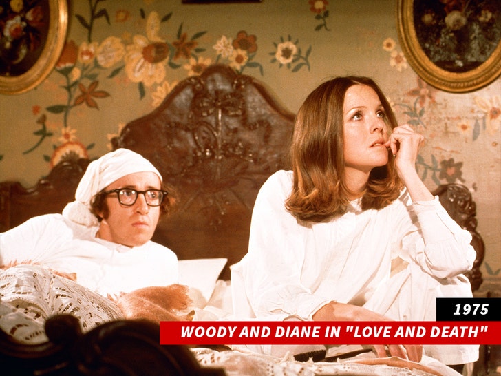 Diane Keaton e Woody Allen in Amore e morte getty 1