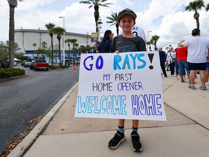 Tampa Bay Rays home opener getty 4