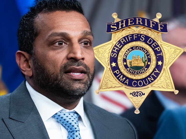 main kash patel with a pima county sheriff getty