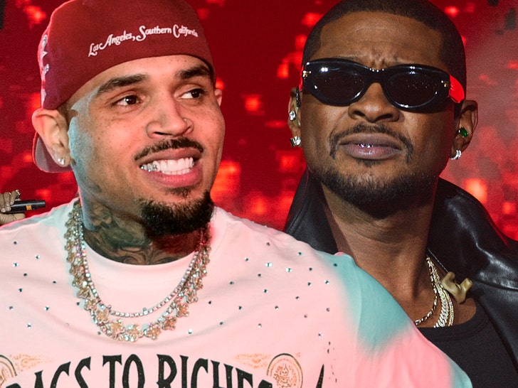 chris brown usher getty comp