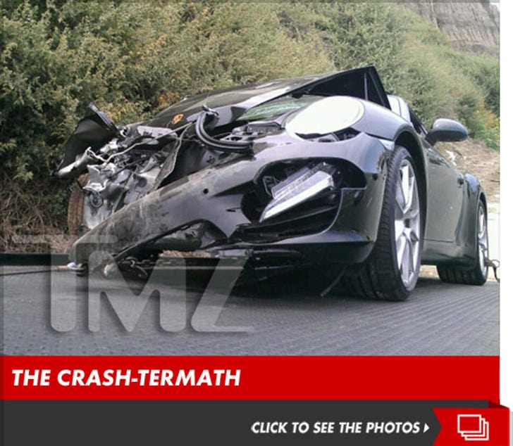 Lindsay Lohan's Crash Scene