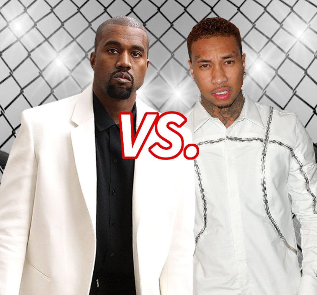 Kanye West (37) vs. Tyga (25) -- who's the better man?