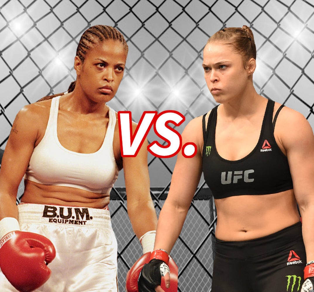 TKO! Laila Ali (37) vs. Ronda Rousey (28)