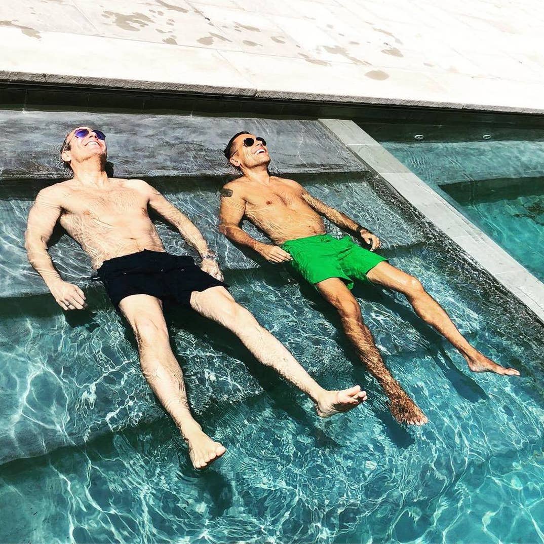 Andy Cohen and Mark Consuelos